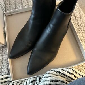 a new day Black Ankle Booties